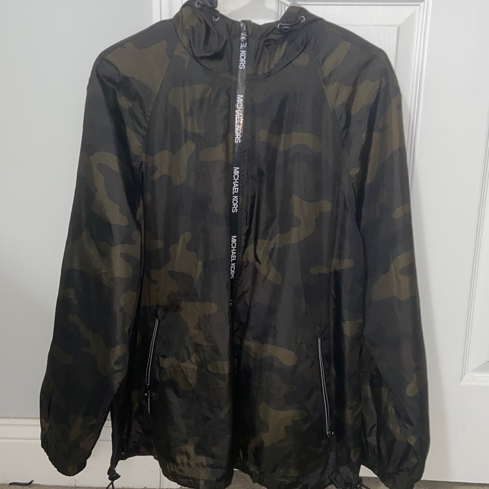 MICHAEL KORS windbreaker jacket! Camo XL